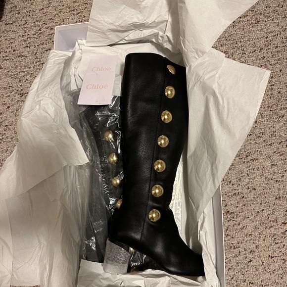 Brand New With Box Chloe Knee high boots. - Picture 6 of 14
